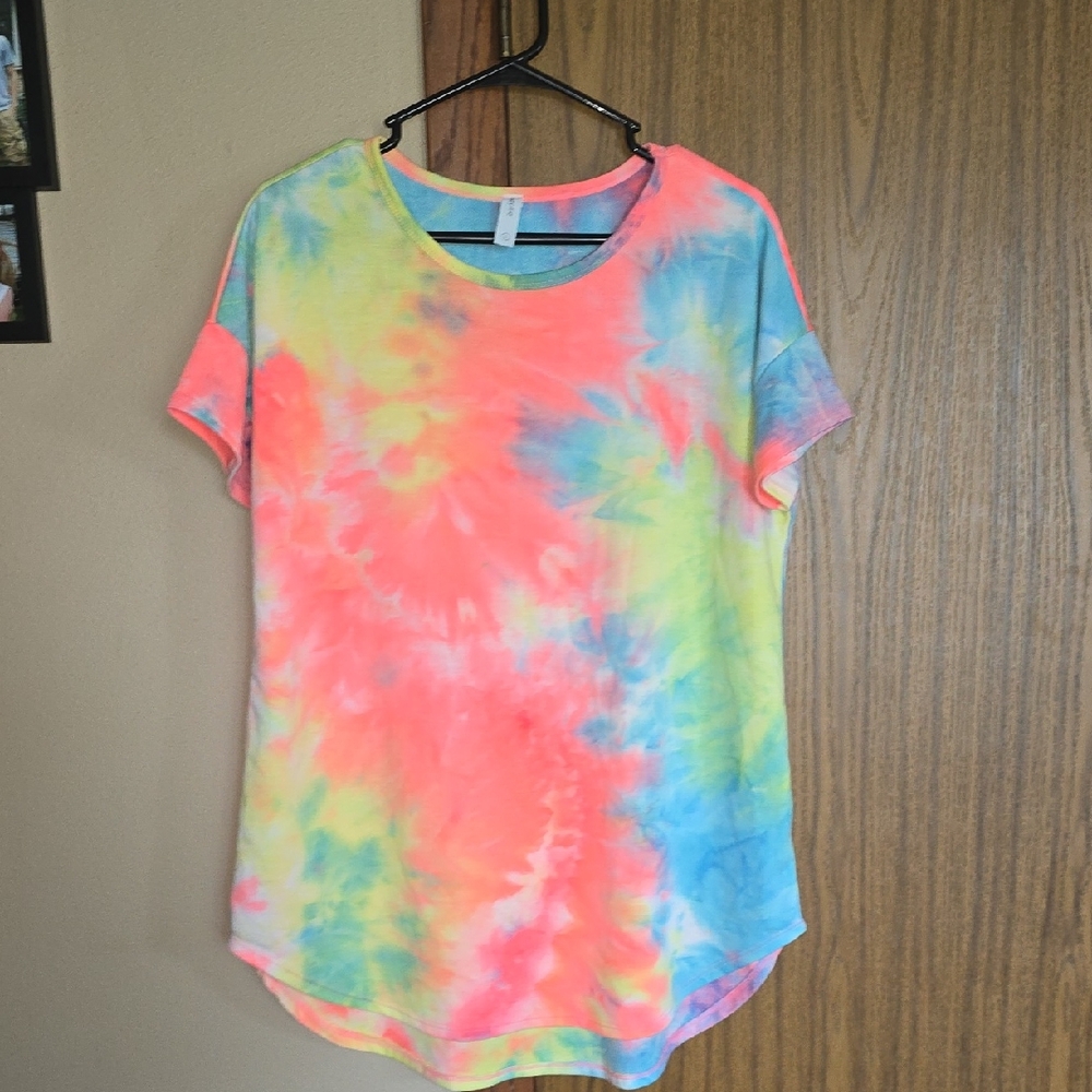 Colorful Tie-Dye Women's Top From Honey Me